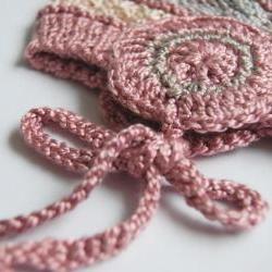 Eco Baby Hat In Pastels, 100% Silk, High Quality Organic Product, Size 6 Month